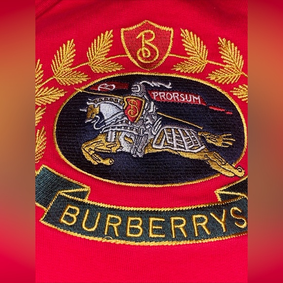 BURBERRY hoodie M Cotton red Style 8003488 - Picture 15 of 16